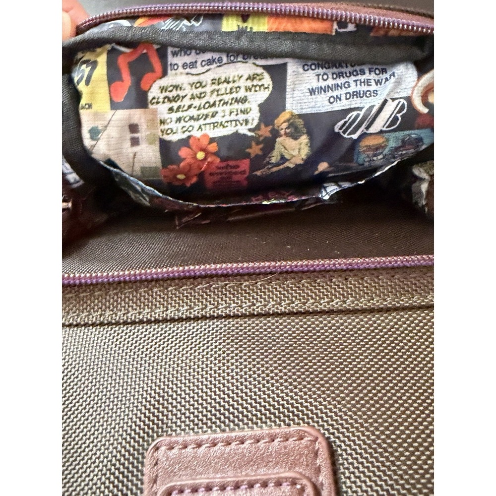 NWOT Robert Graham "The Jetsetter" In Olive Duffel Travel Bag MSRP $298 Retired - Picture 3 of 12